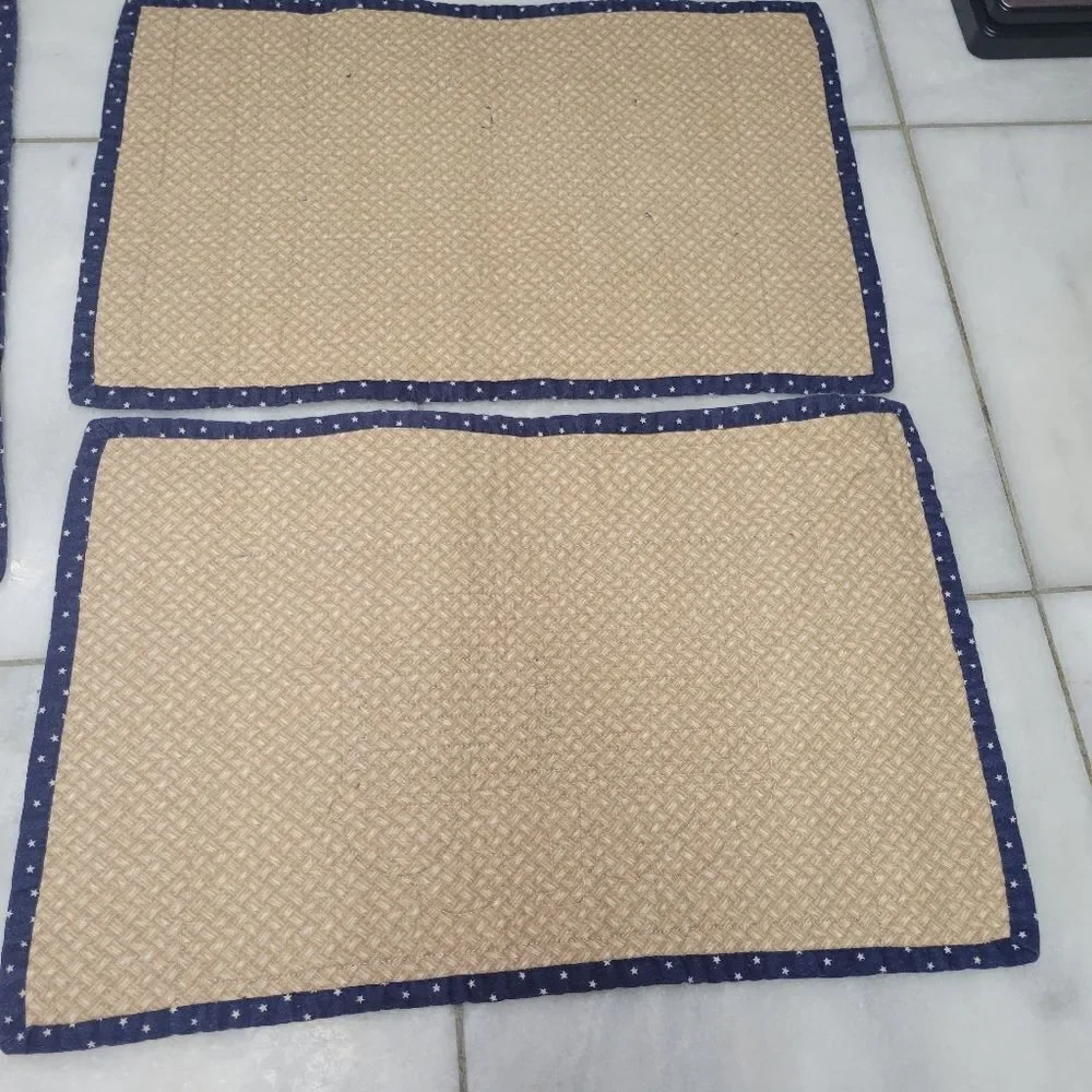 Americana Flags Prints Placemats for Table Mats Set Of 4